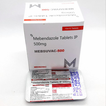 Mebsuvac-500 (Мебендазол 500мг) 100таблеток 