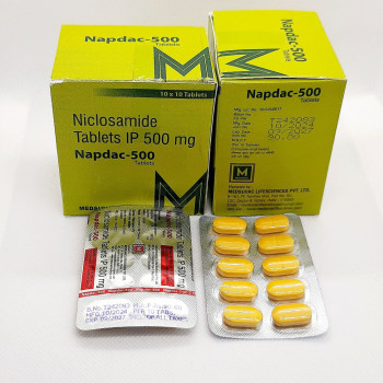 Napdac-500 (Никлозамид 500мг) 100таблеток