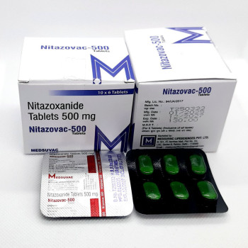 Nitazovac-500 (Нитазоксанид 500) 60таблеток